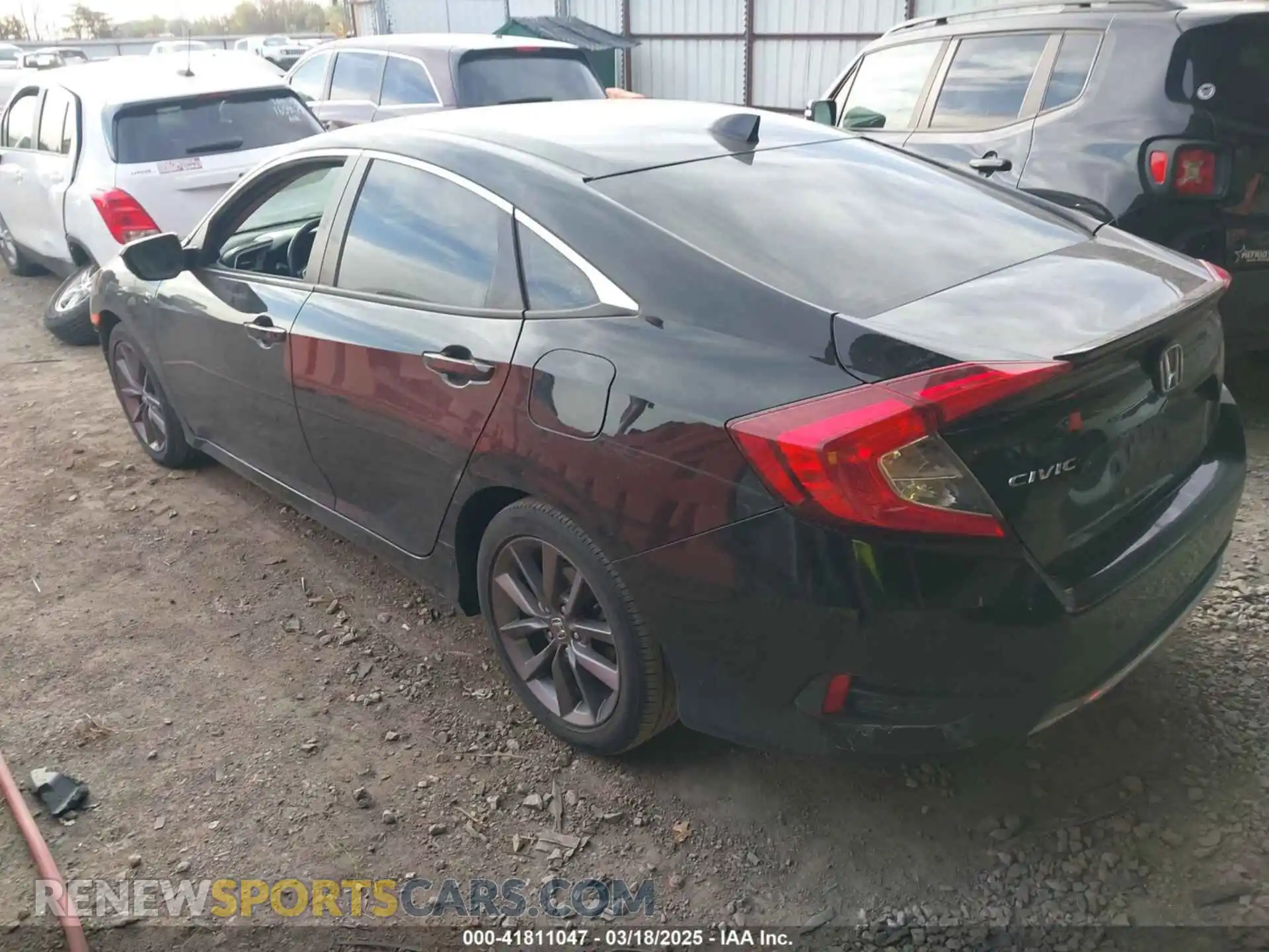 3 Photograph of a damaged car 19XFC1F30LE016736 HONDA CIVIC 2020