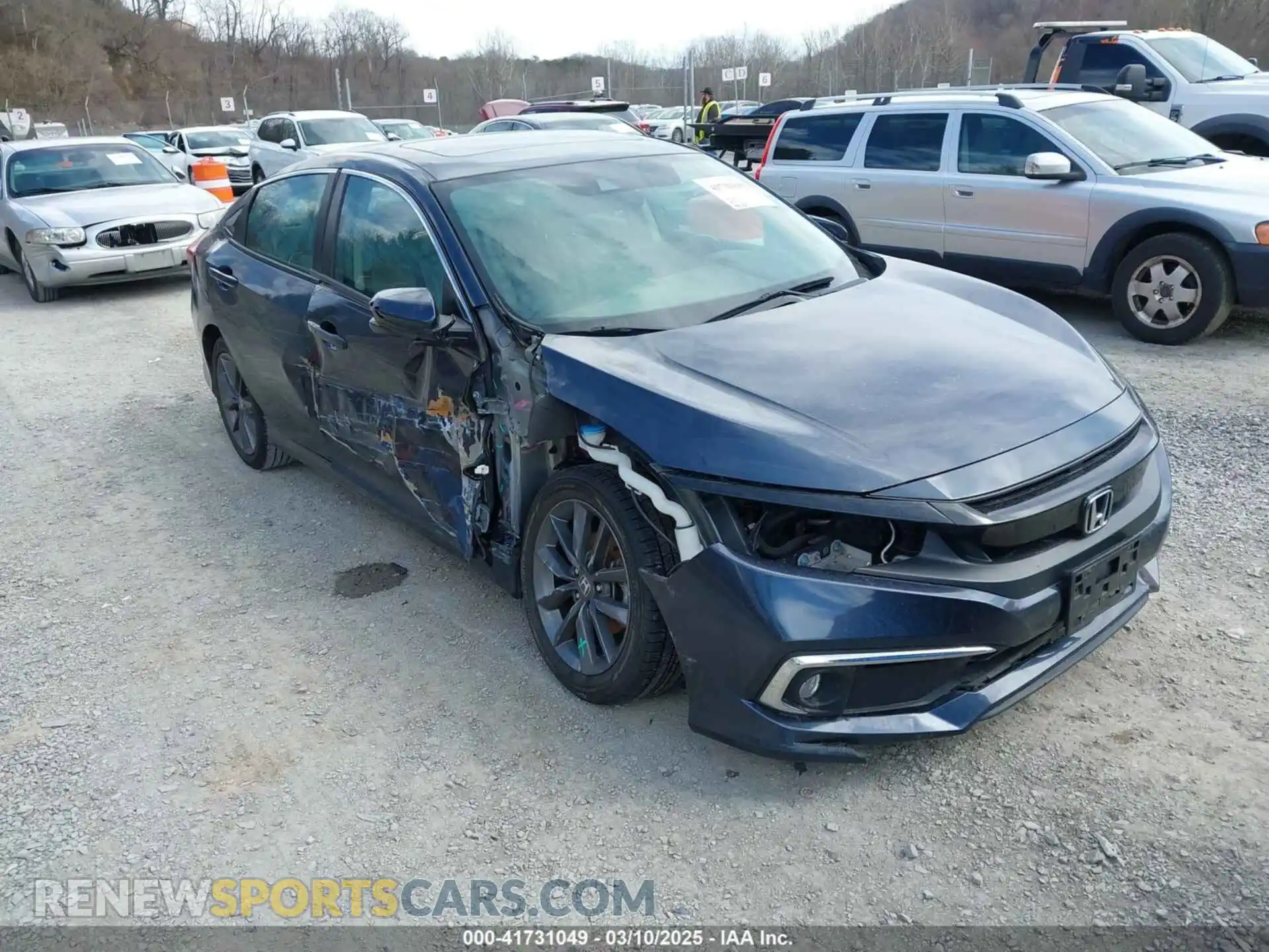 1 Photograph of a damaged car 19XFC1F30LE022357 HONDA CIVIC 2020