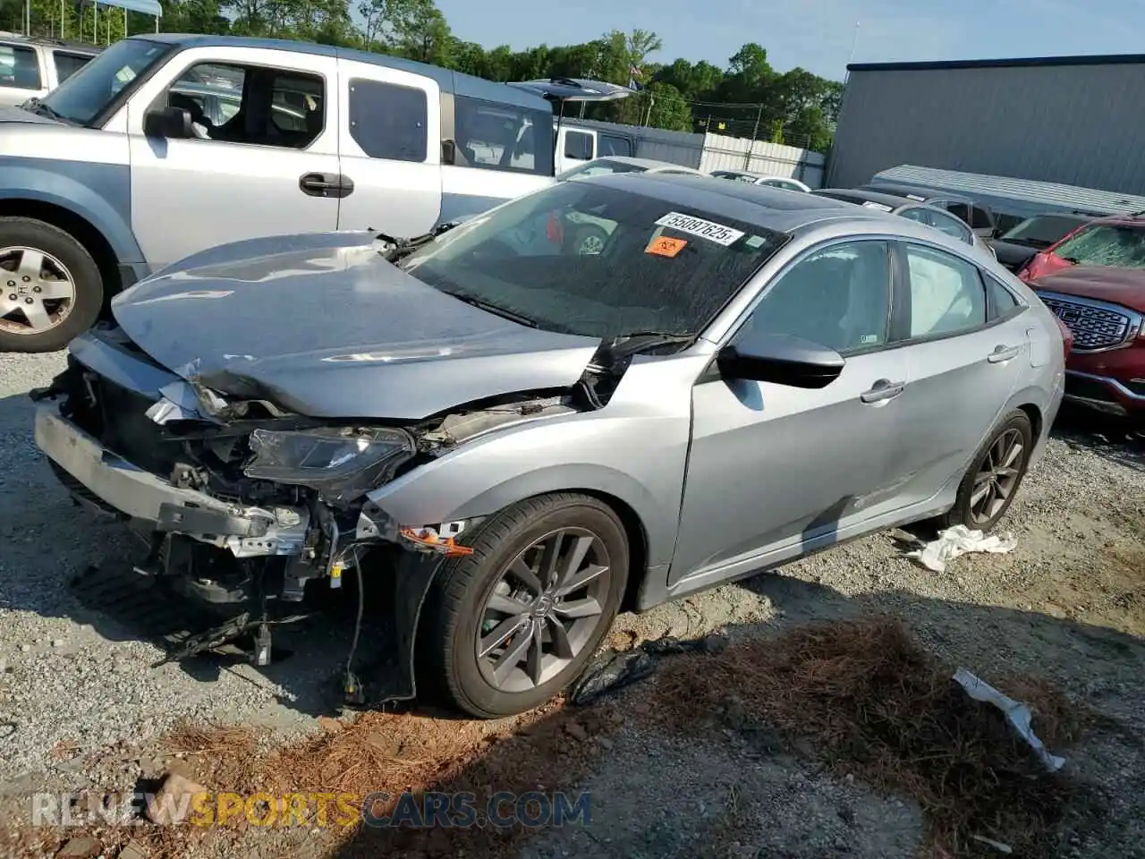 1 Photograph of a damaged car 19XFC1F30LE022780 HONDA CIVIC 2020