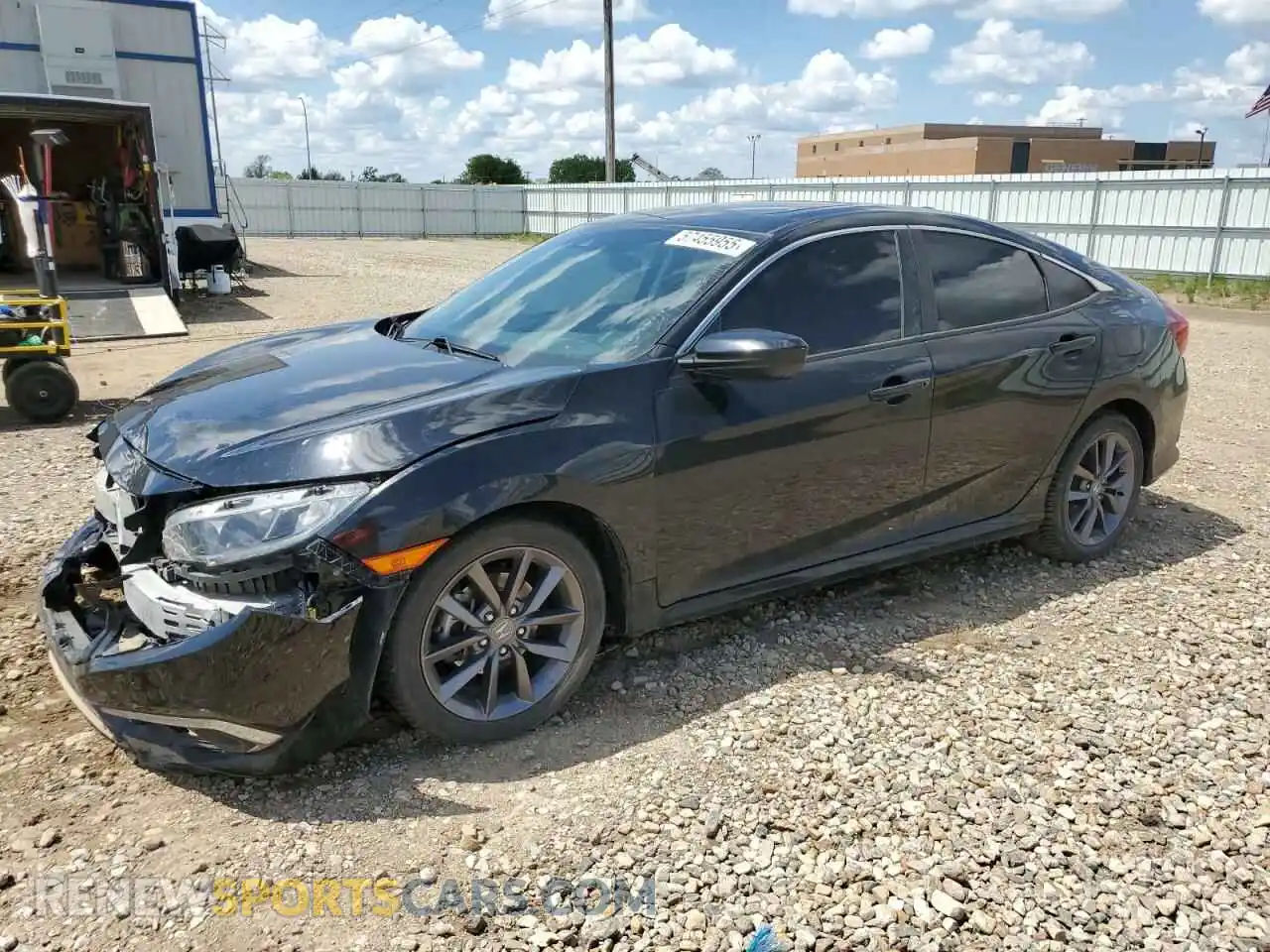 1 Photograph of a damaged car 19XFC1F32LE015264 HONDA CIVIC 2020