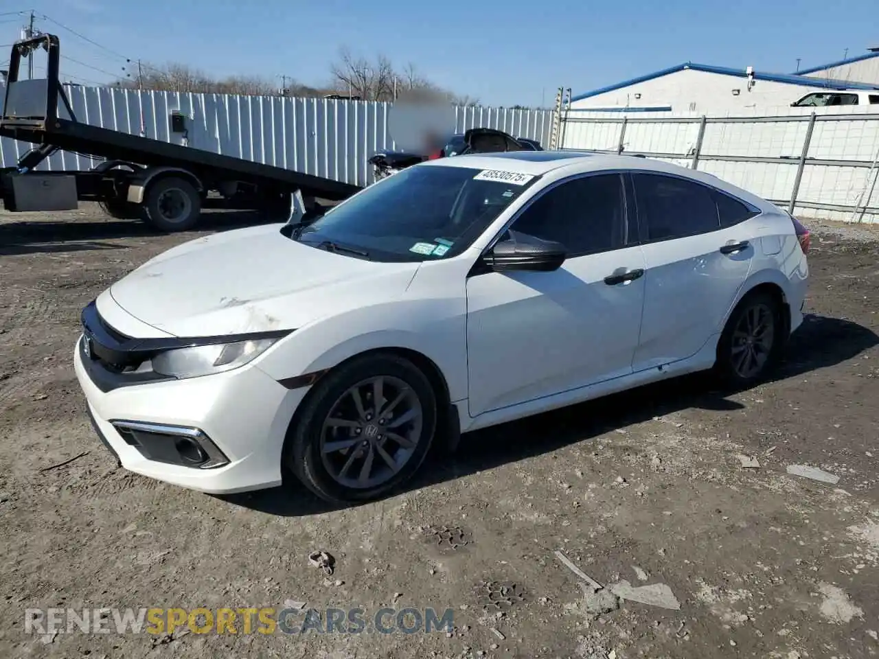 1 Photograph of a damaged car 19XFC1F32LE206313 HONDA CIVIC 2020