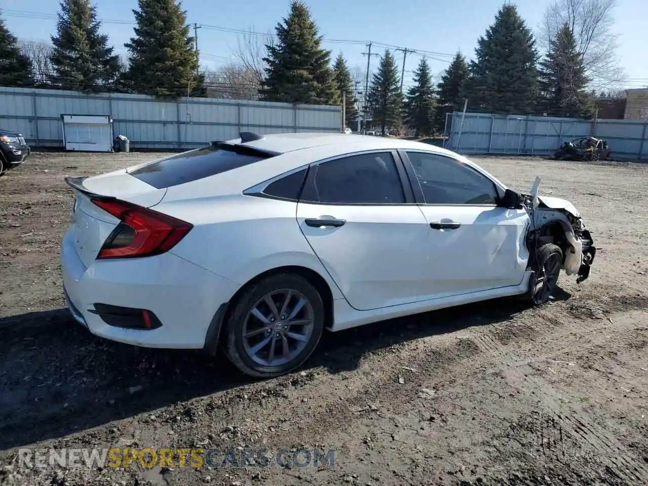 3 Photograph of a damaged car 19XFC1F32LE206313 HONDA CIVIC 2020