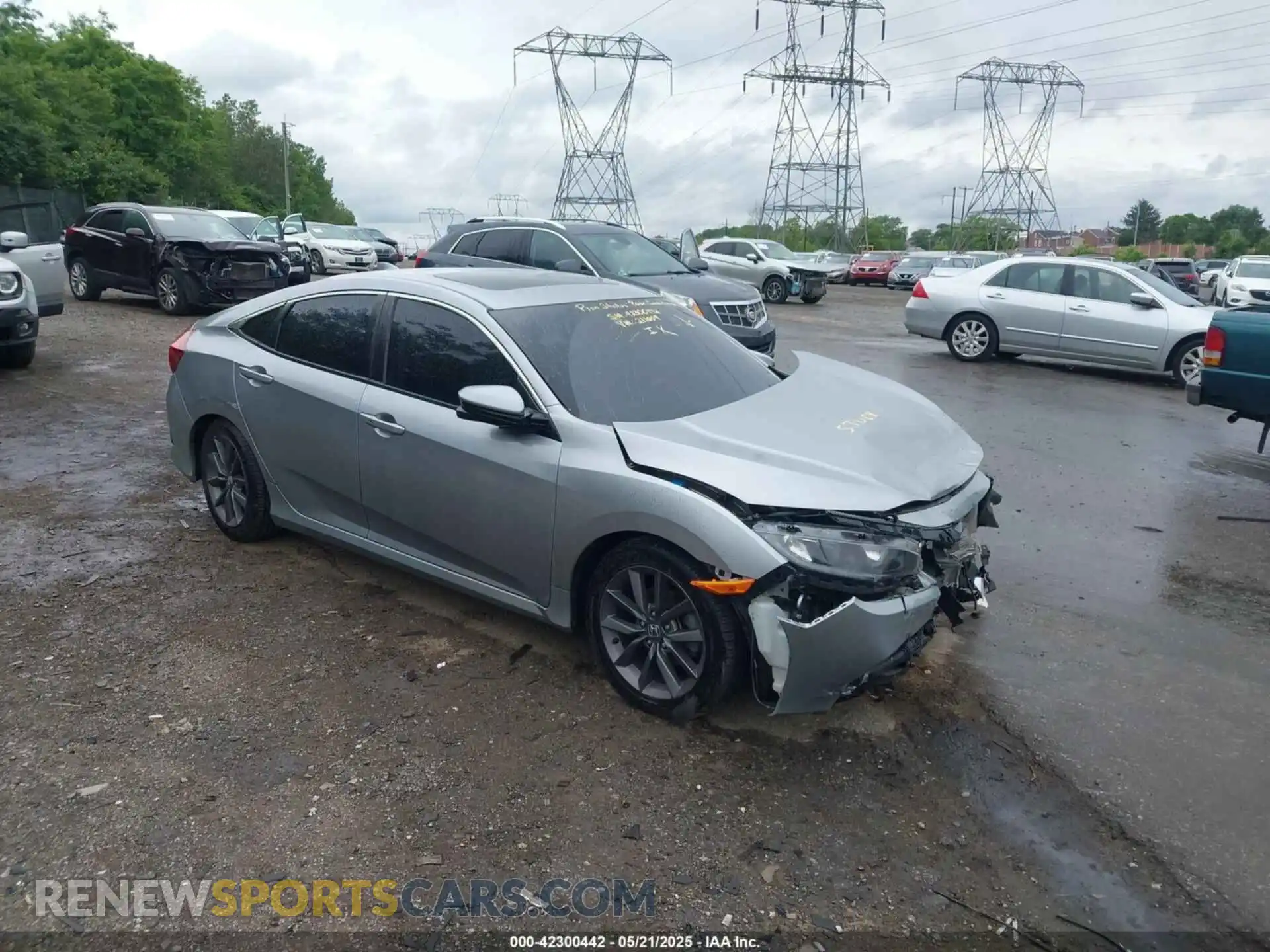 1 Photograph of a damaged car 19XFC1F32LE211009 HONDA CIVIC 2020