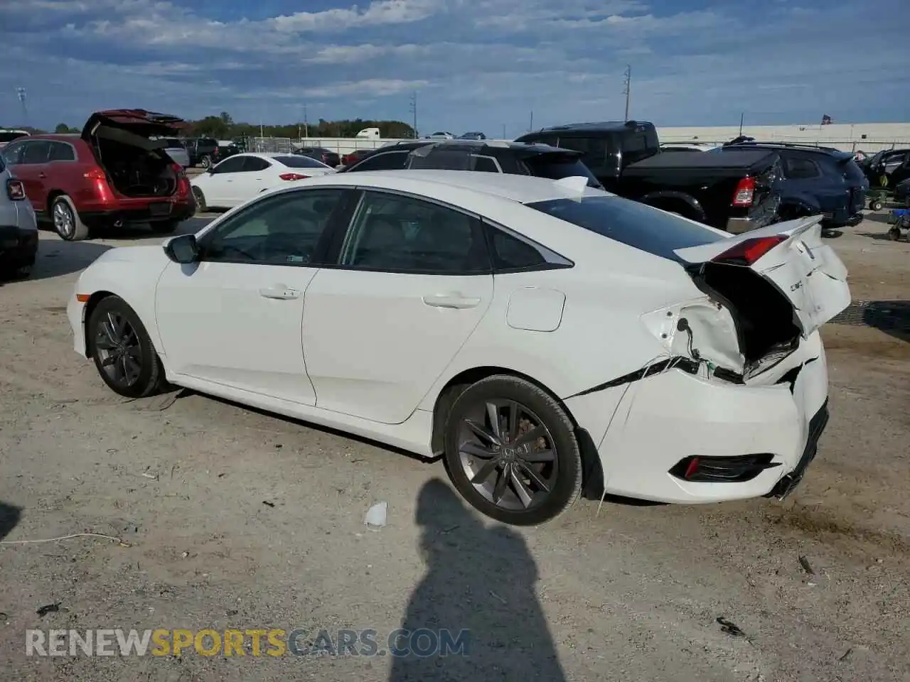 2 Photograph of a damaged car 19XFC1F33LE000076 HONDA CIVIC 2020