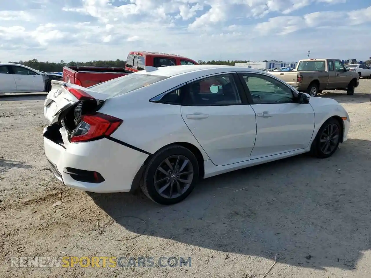 3 Photograph of a damaged car 19XFC1F33LE000076 HONDA CIVIC 2020