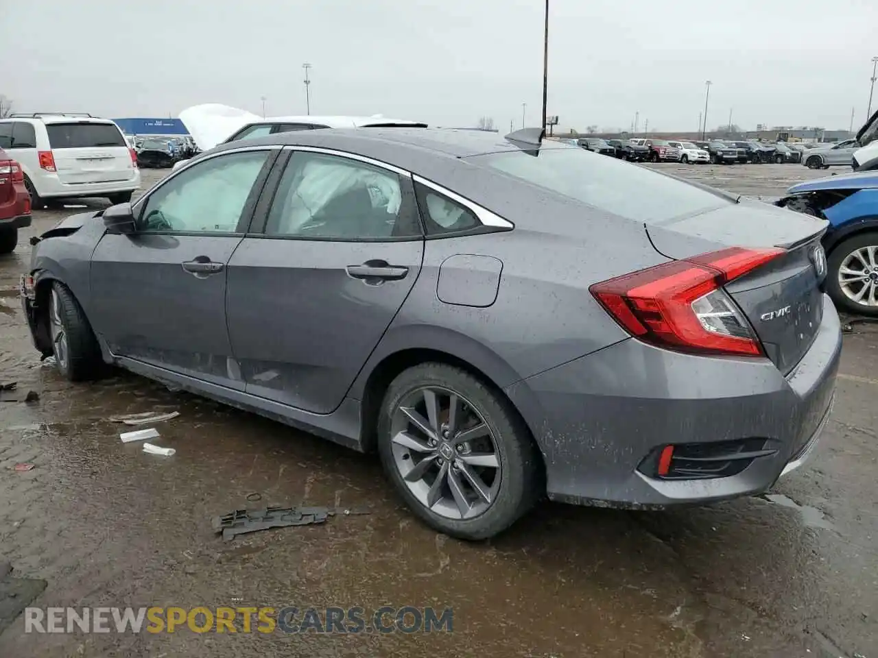 2 Photograph of a damaged car 19XFC1F33LE008825 HONDA CIVIC 2020
