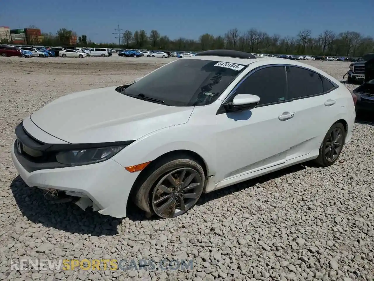 1 Photograph of a damaged car 19XFC1F33LE023096 HONDA CIVIC 2020