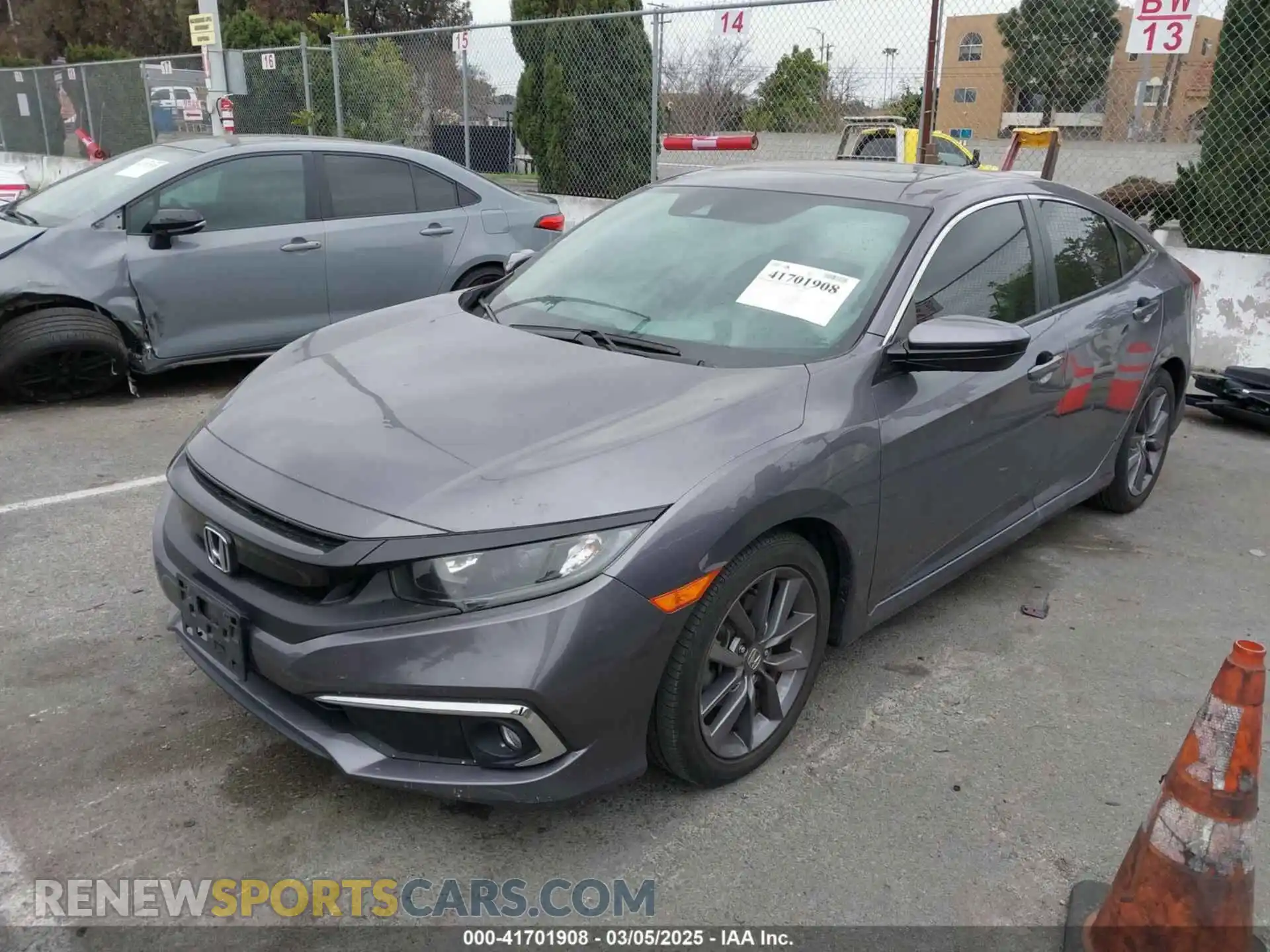 2 Photograph of a damaged car 19XFC1F33LE210354 HONDA CIVIC 2020