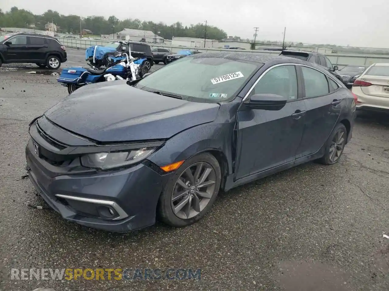 1 Photograph of a damaged car 19XFC1F34LE209973 HONDA CIVIC 2020
