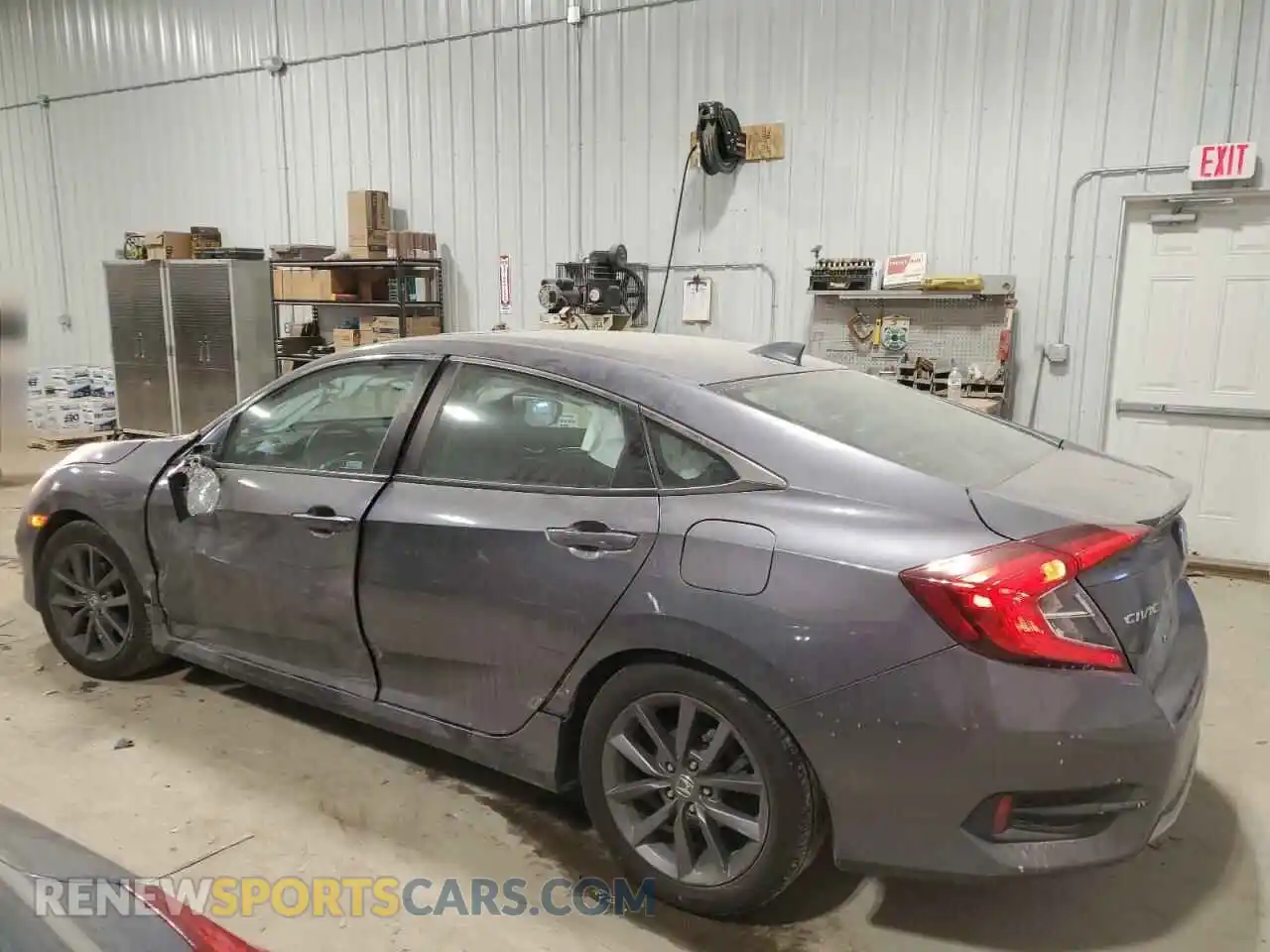 2 Photograph of a damaged car 19XFC1F35LE018921 HONDA CIVIC 2020