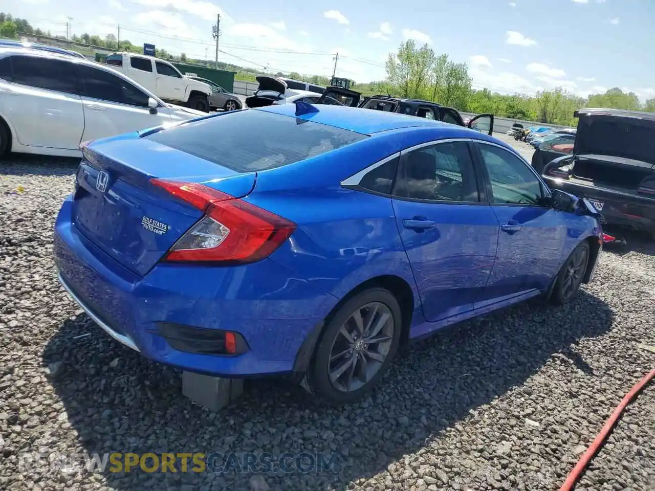 3 Photograph of a damaged car 19XFC1F35LE201140 HONDA CIVIC 2020