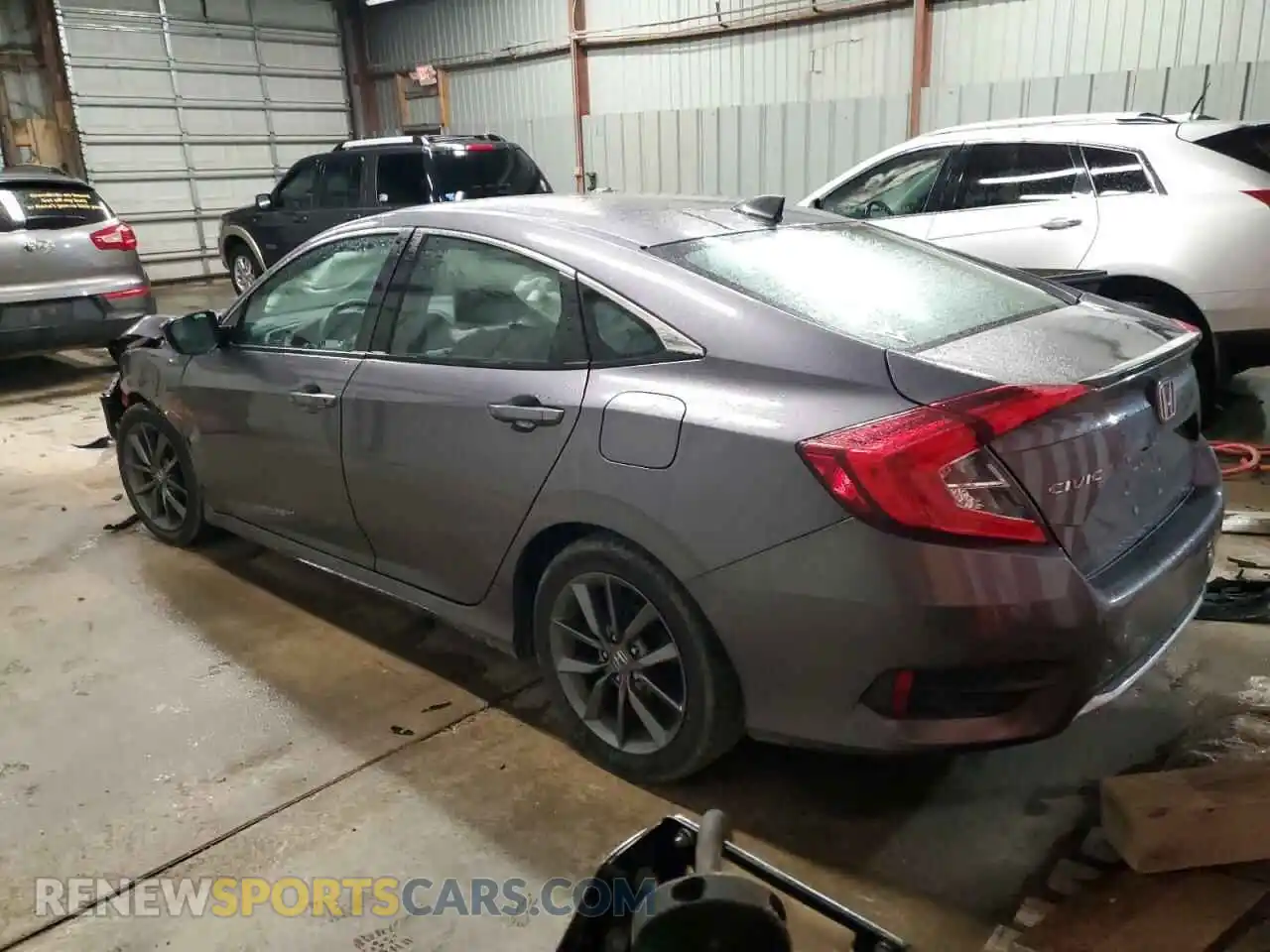 2 fotografías del automóvil dañado 19XFC1F35LE221582 HONDA CIVIC 2020