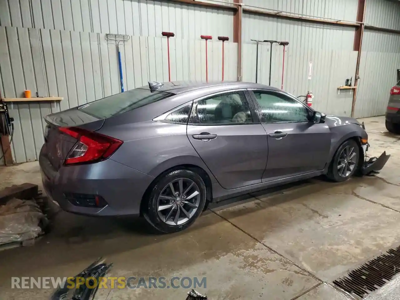3 fotografías del automóvil dañado 19XFC1F35LE221582 HONDA CIVIC 2020