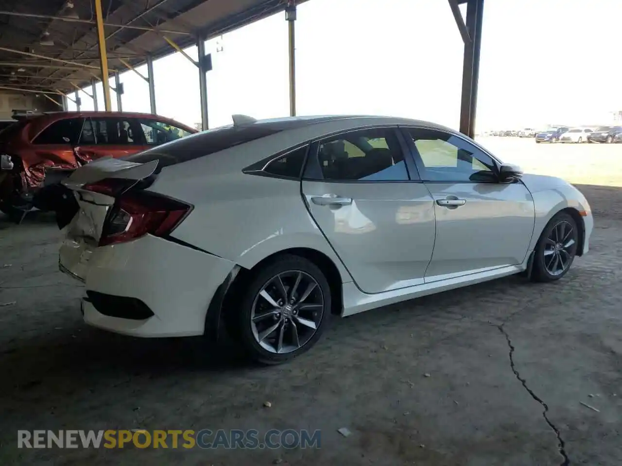 3 Photograph of a damaged car 19XFC1F36LE008642 HONDA CIVIC 2020