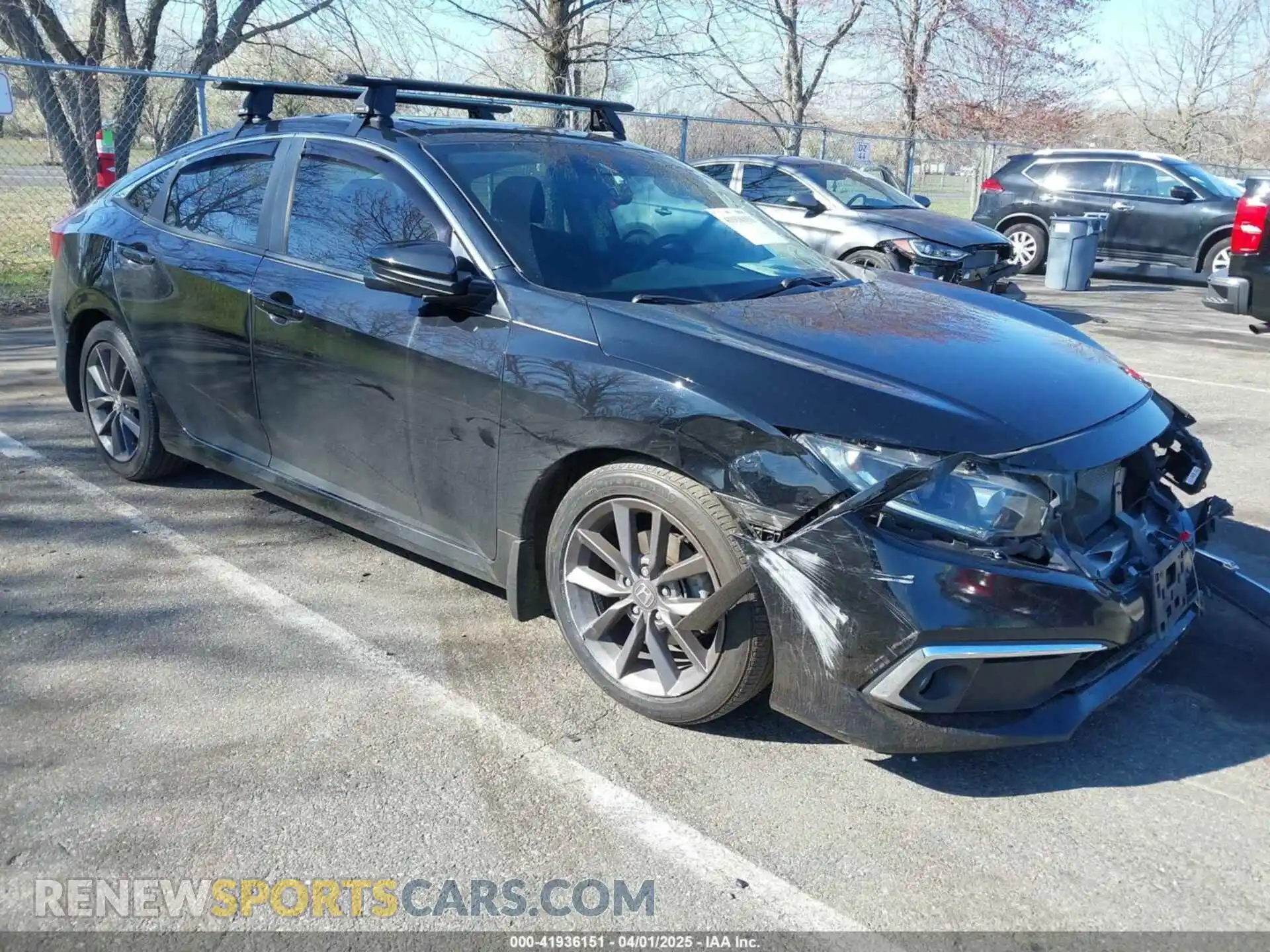 1 Photograph of a damaged car 19XFC1F36LE211563 HONDA CIVIC 2020