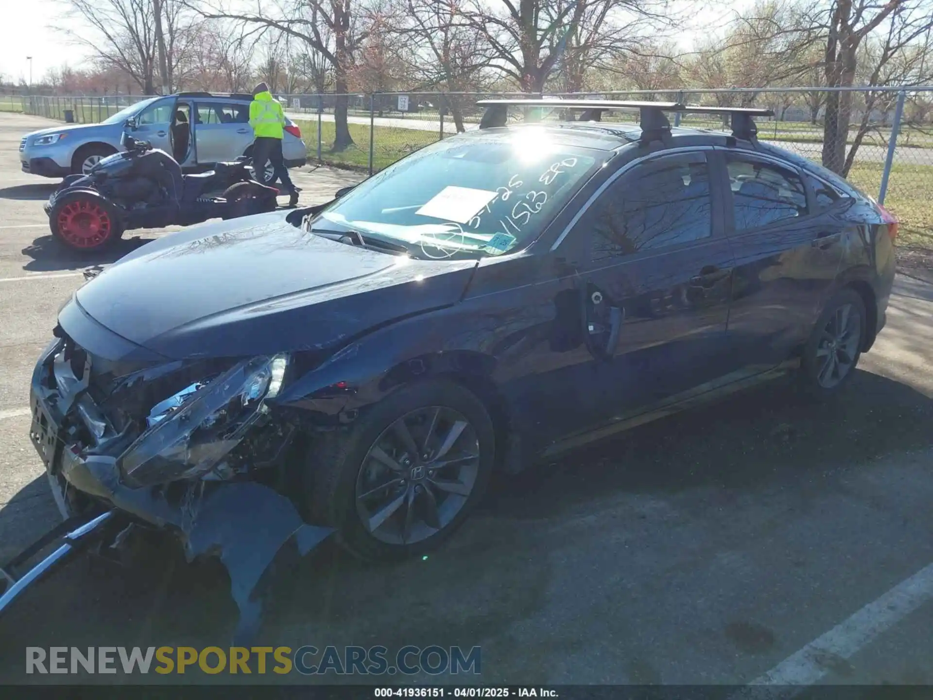 2 Photograph of a damaged car 19XFC1F36LE211563 HONDA CIVIC 2020
