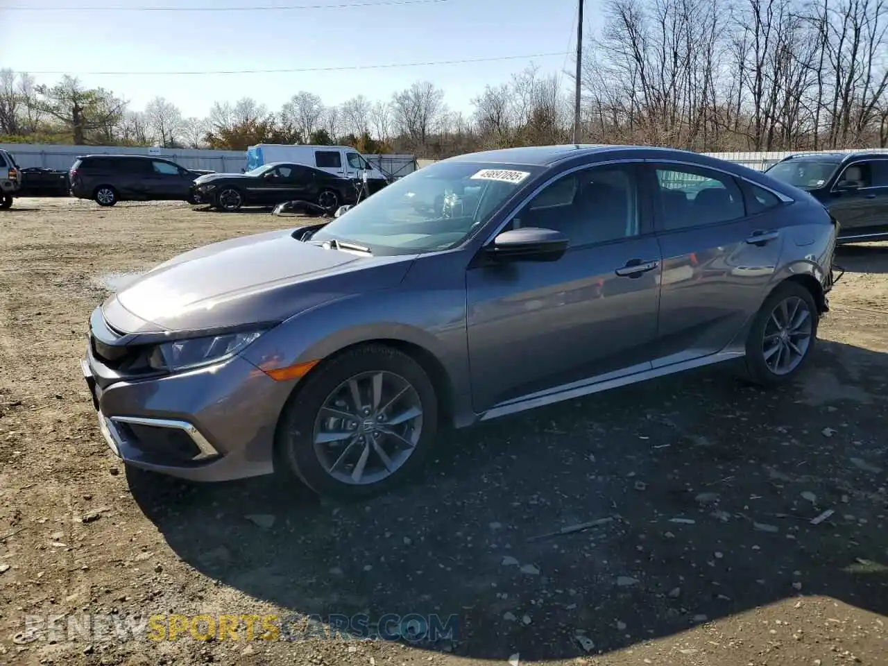 1 Photograph of a damaged car 19XFC1F36LE217993 HONDA CIVIC 2020