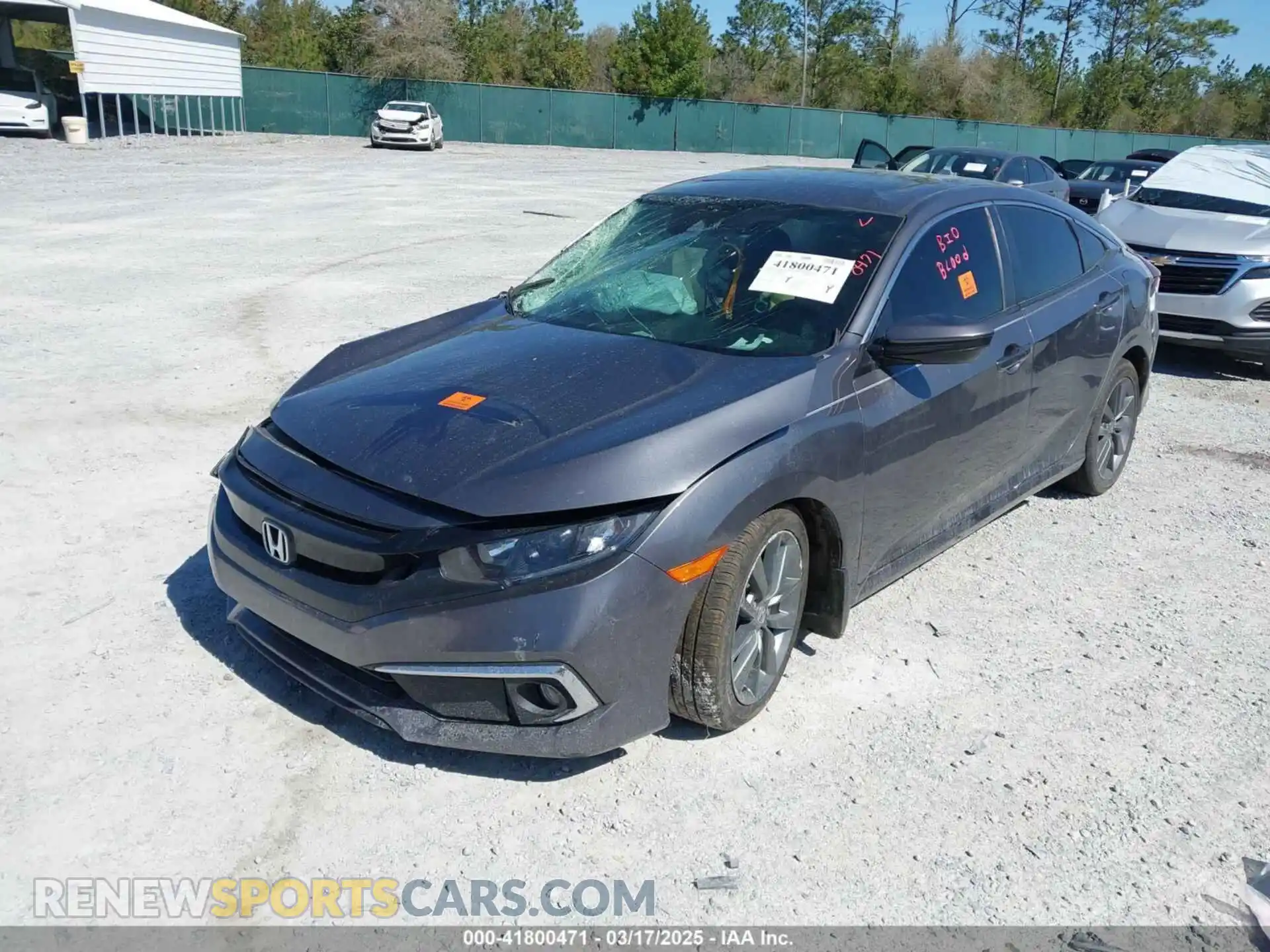 2 Photograph of a damaged car 19XFC1F37LE015499 HONDA CIVIC 2020