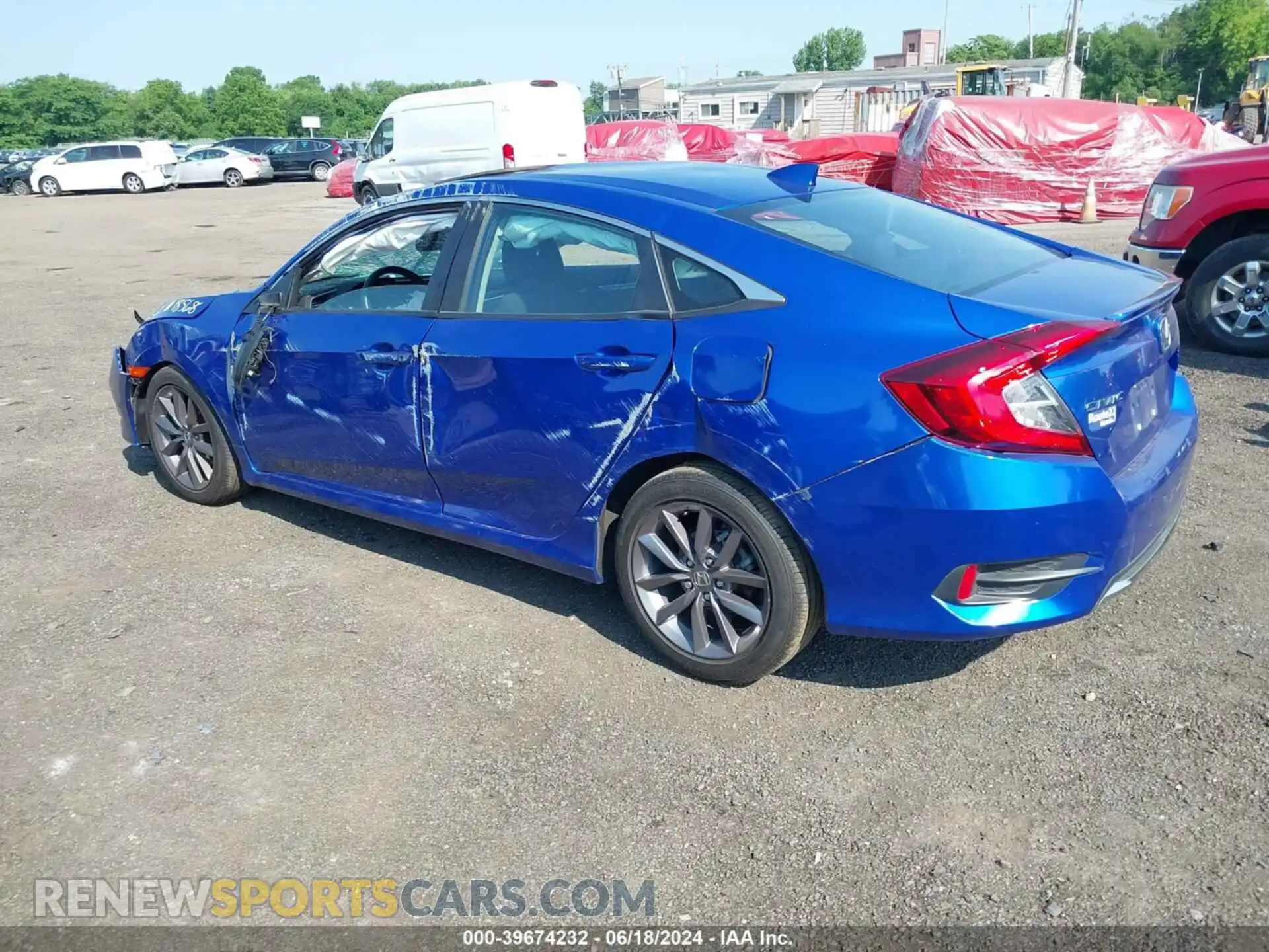 3 Photograph of a damaged car 19XFC1F37LE218568 HONDA CIVIC 2020
