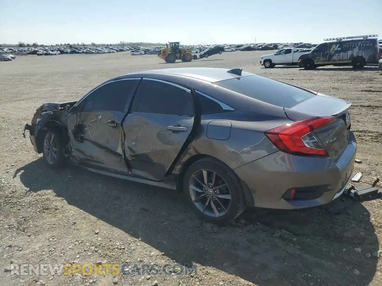 2 Photograph of a damaged car 19XFC1F38LE008836 HONDA CIVIC 2020