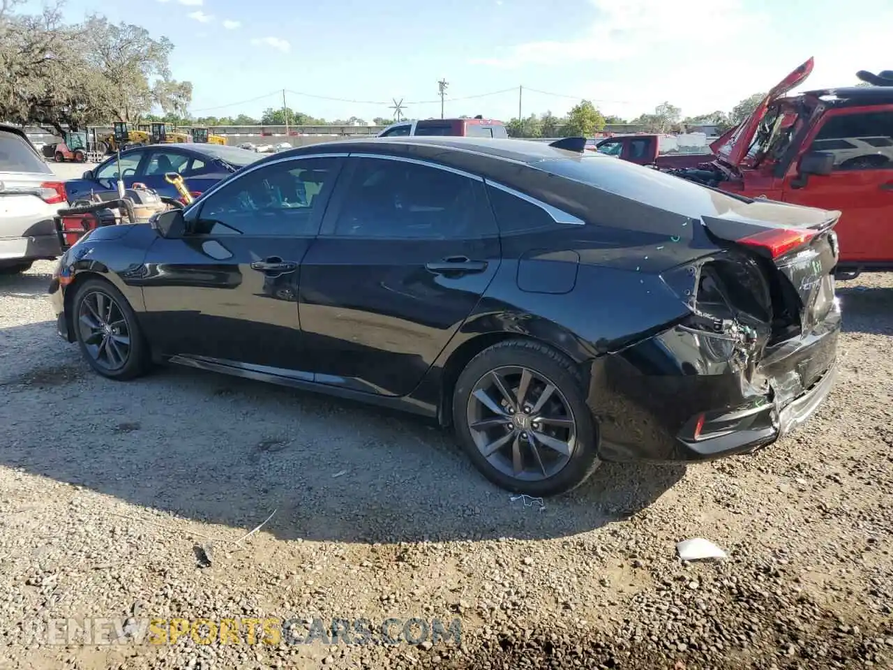 2 Photograph of a damaged car 19XFC1F38LE010229 HONDA CIVIC 2020