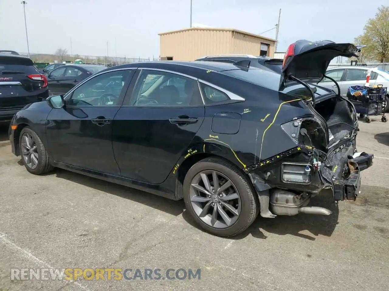 2 Photograph of a damaged car 19XFC1F38LE012630 HONDA CIVIC 2020