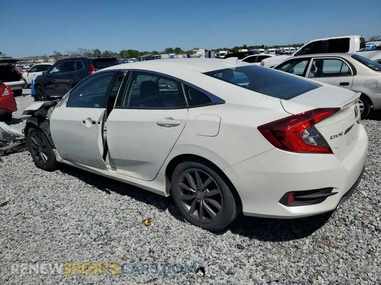 2 Photograph of a damaged car 19XFC1F38LE020372 HONDA CIVIC 2020