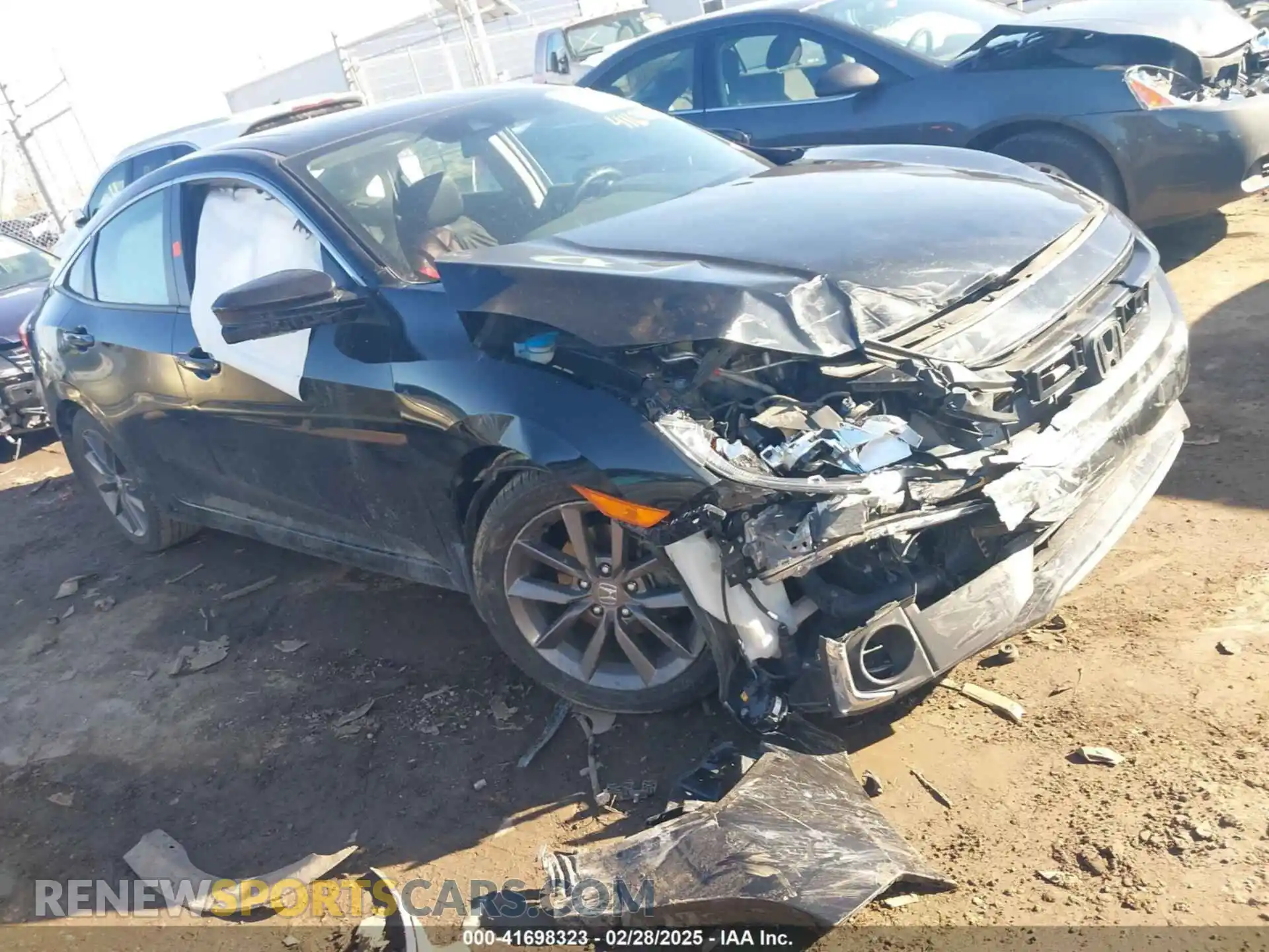 1 Photograph of a damaged car 19XFC1F38LE021201 HONDA CIVIC 2020