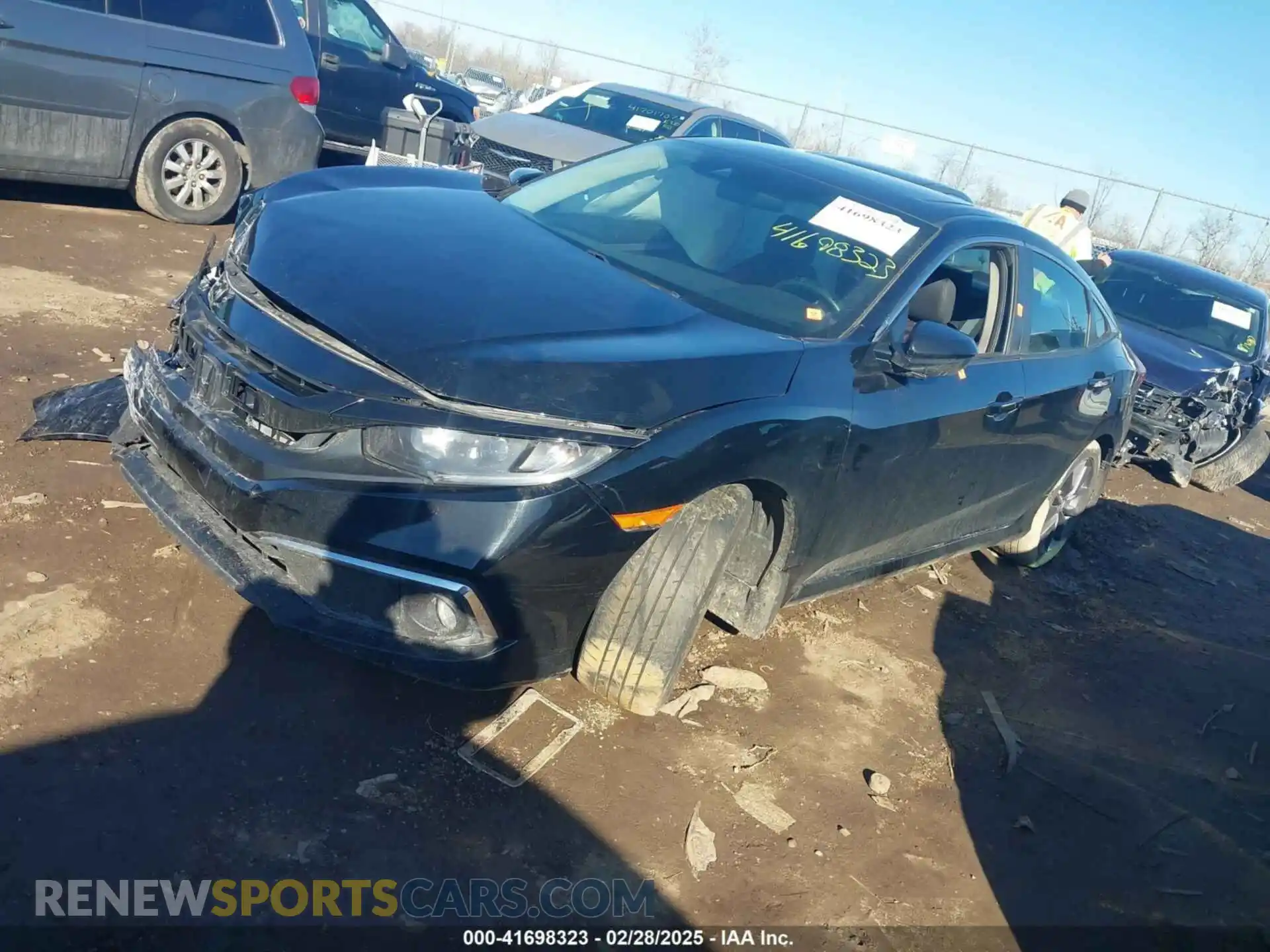 2 Photograph of a damaged car 19XFC1F38LE021201 HONDA CIVIC 2020