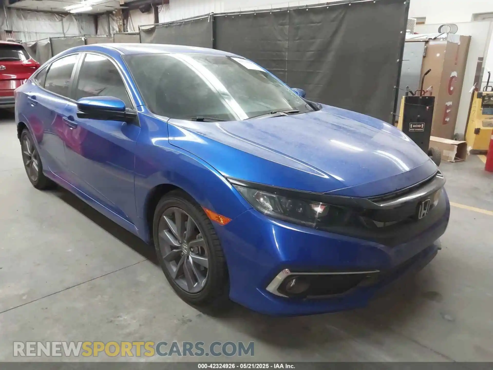 1 fotografías del automóvil dañado 19XFC1F38LE201150 HONDA CIVIC 2020
