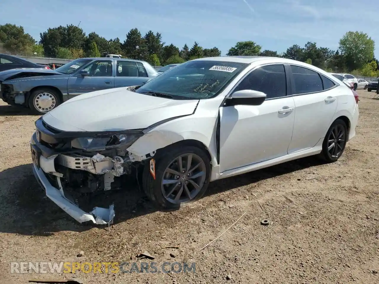 1 Photograph of a damaged car 19XFC1F39LE014161 HONDA CIVIC 2020