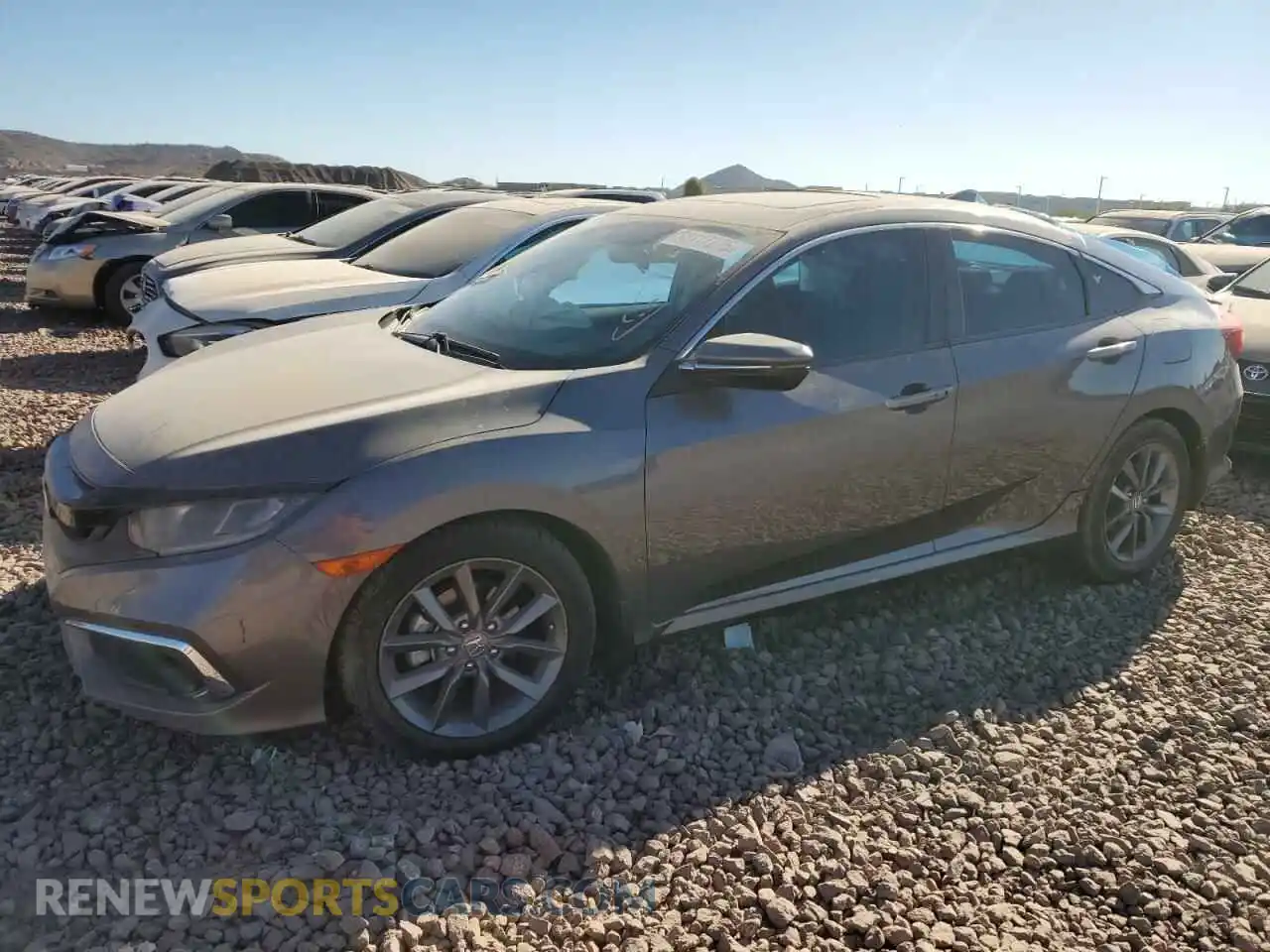 1 Photograph of a damaged car 19XFC1F39LE015505 HONDA CIVIC 2020