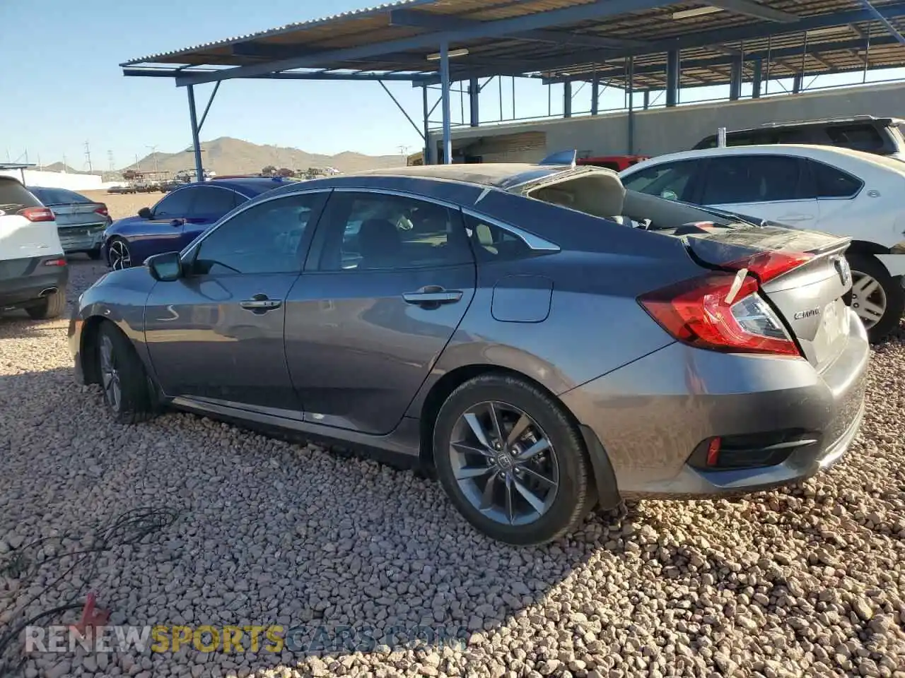2 Photograph of a damaged car 19XFC1F39LE015505 HONDA CIVIC 2020