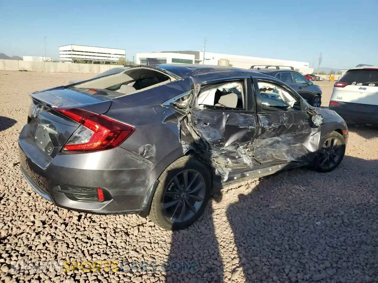 3 Photograph of a damaged car 19XFC1F39LE015505 HONDA CIVIC 2020