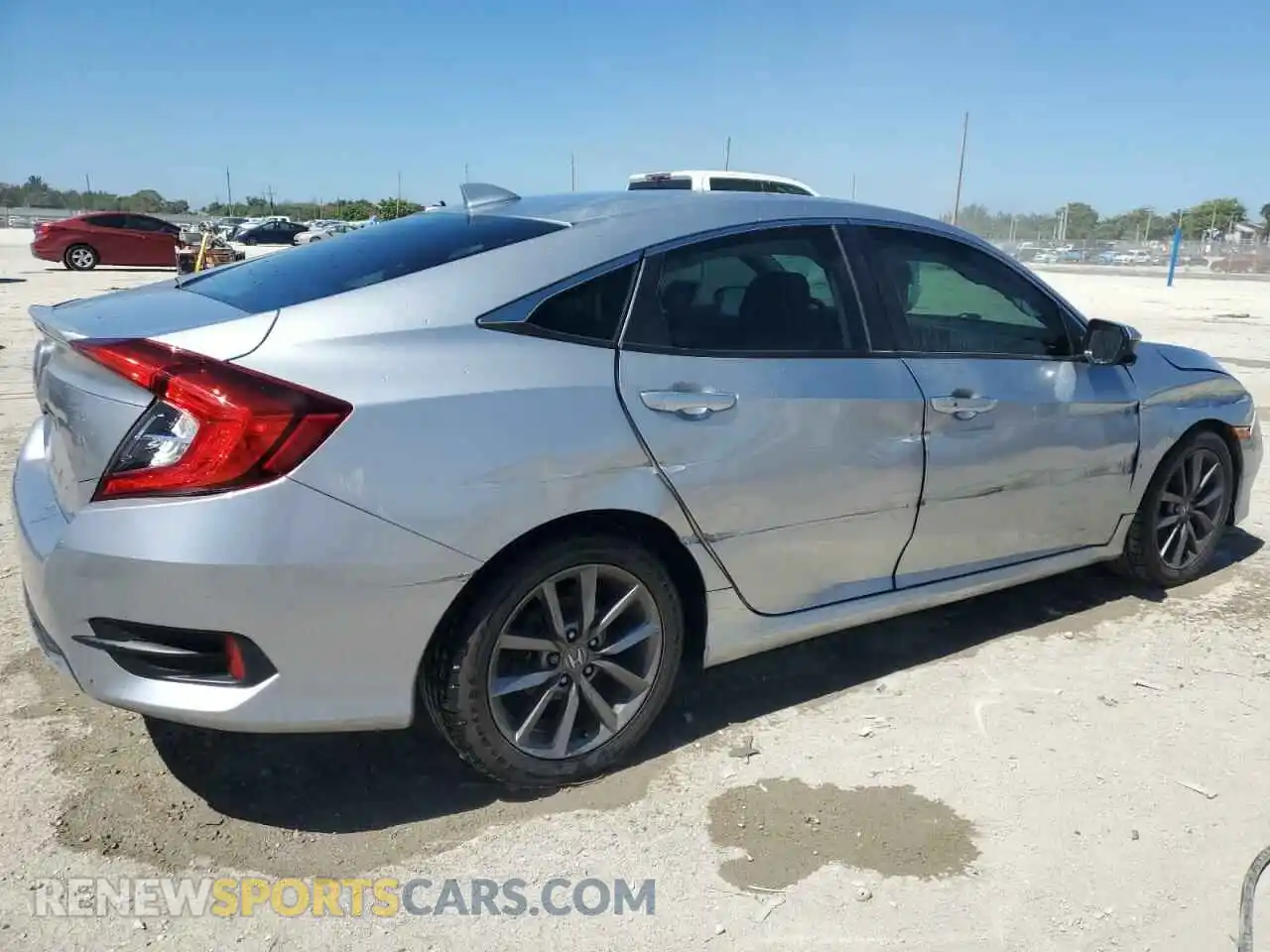 3 Photograph of a damaged car 19XFC1F39LE015794 HONDA CIVIC 2020