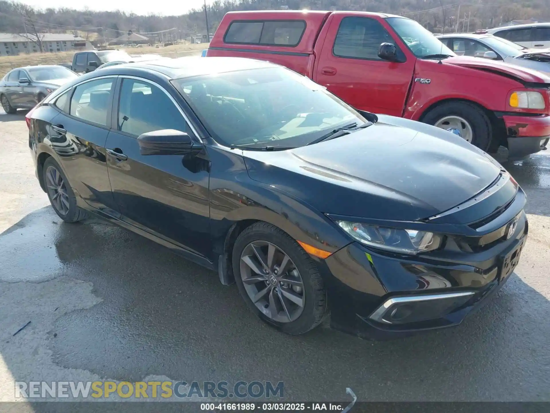 1 Photograph of a damaged car 19XFC1F39LE025161 HONDA CIVIC 2020