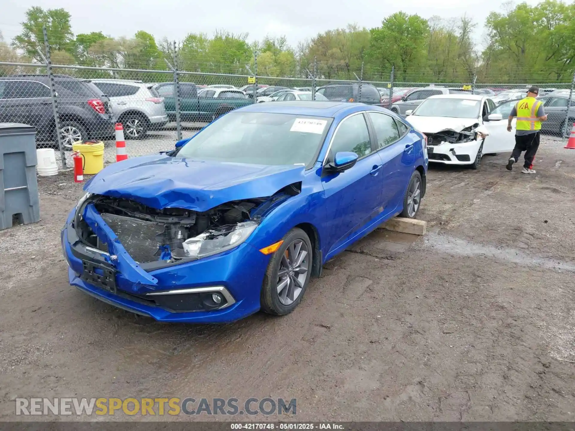 2 Photograph of a damaged car 19XFC1F3XLE011172 HONDA CIVIC 2020