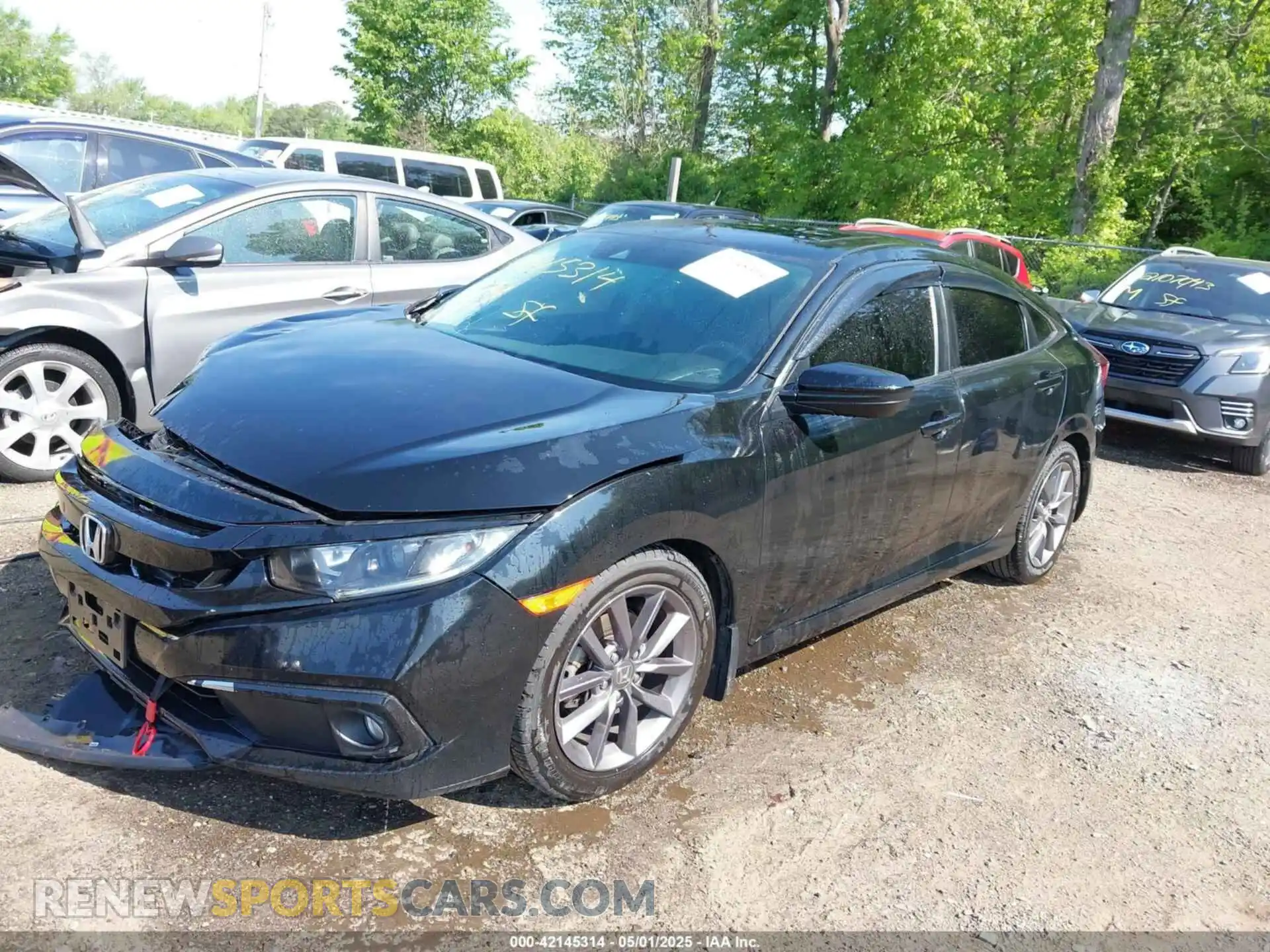 2 Photograph of a damaged car 19XFC1F3XLE016758 HONDA CIVIC 2020