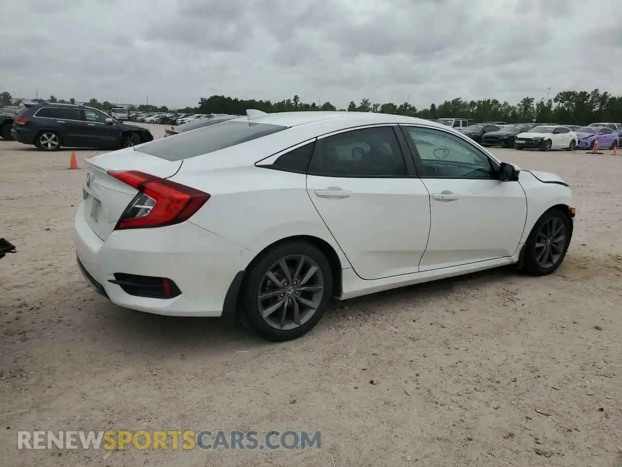 3 Photograph of a damaged car 19XFC1F3XLE018719 HONDA CIVIC 2020