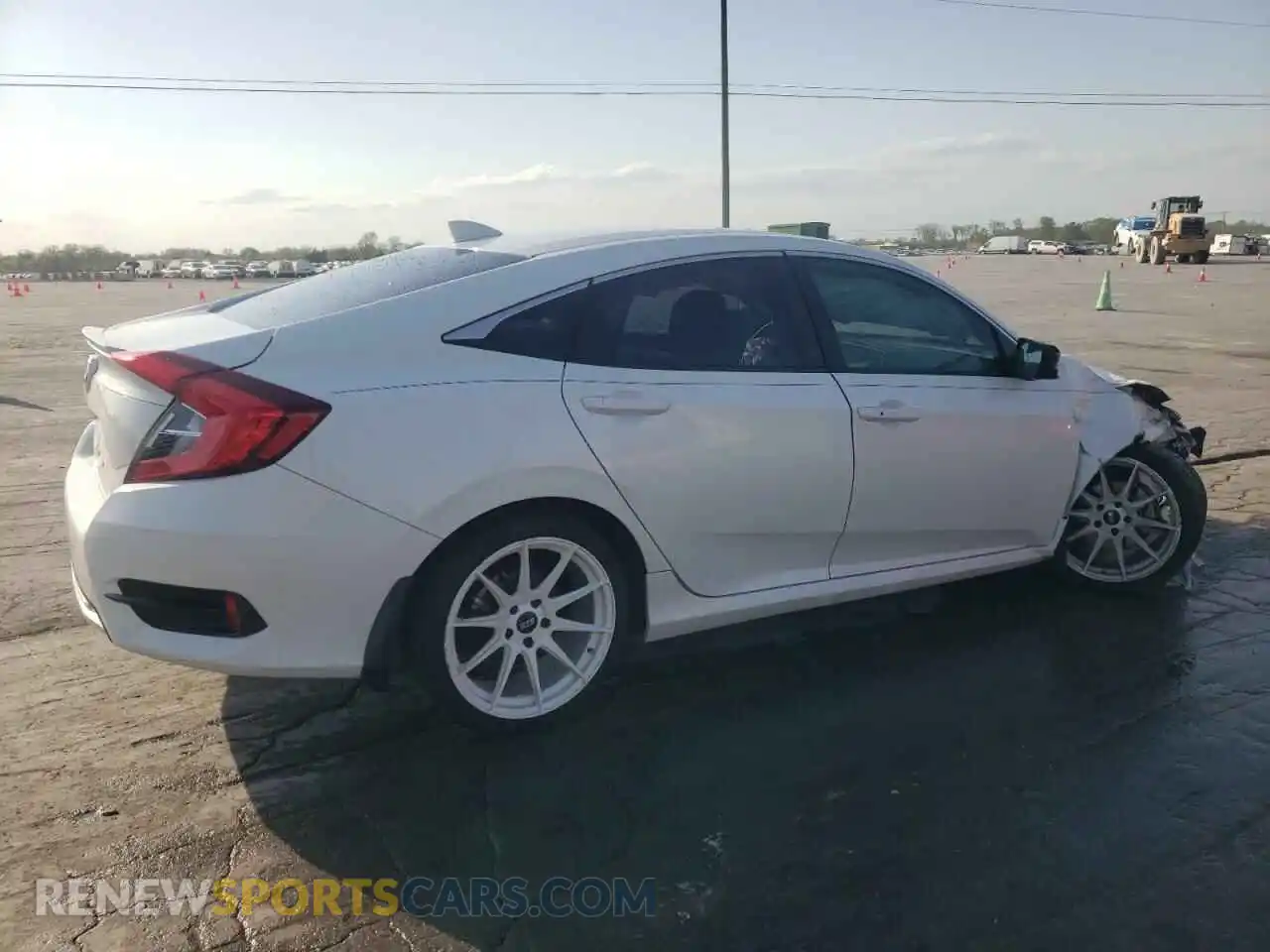 3 Photograph of a damaged car 19XFC1F3XLE022107 HONDA CIVIC 2020