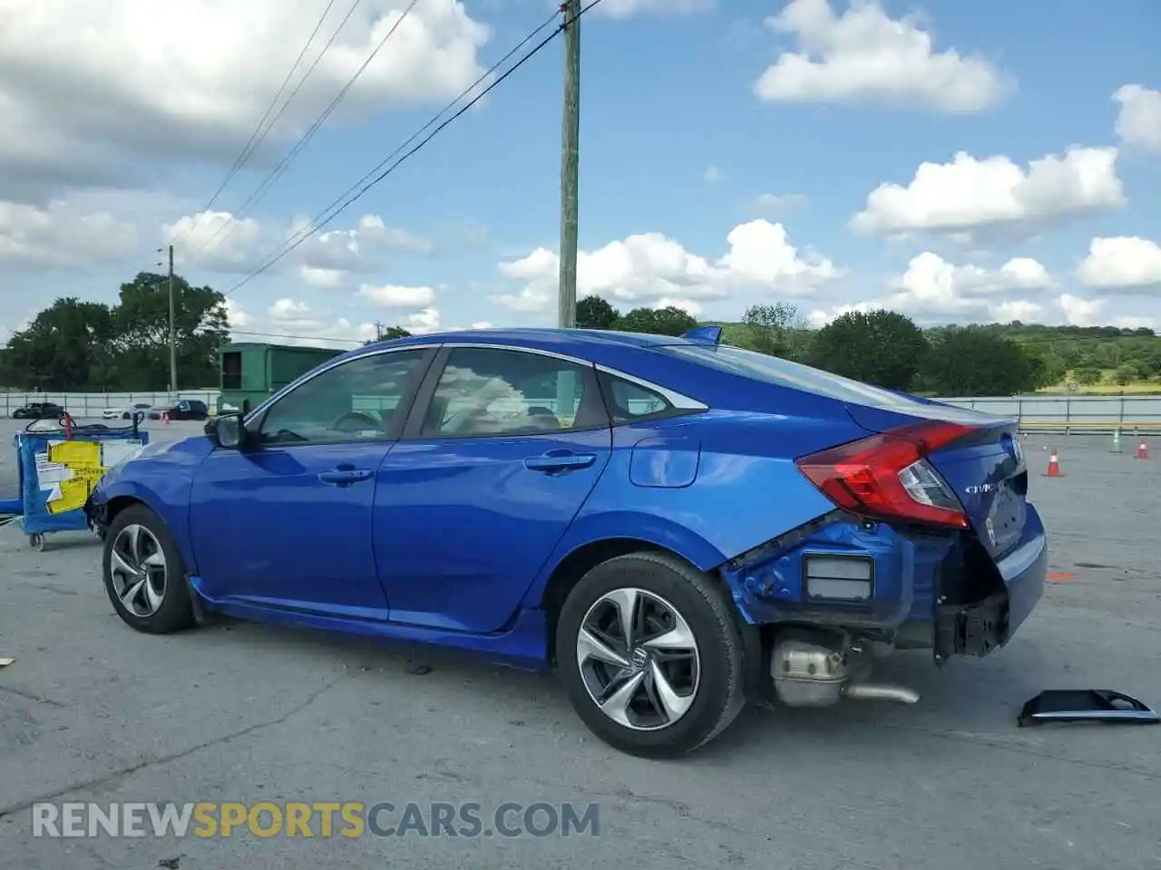 2 Photograph of a damaged car 19XFC1F3XLE201165 HONDA CIVIC 2020