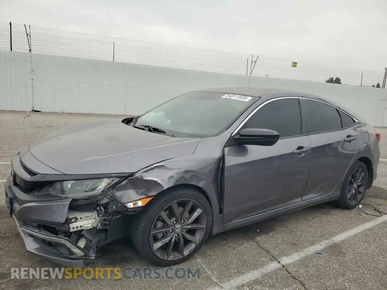1 fotografías del automóvil dañado 19XFC1F3XLE205426 HONDA CIVIC 2020