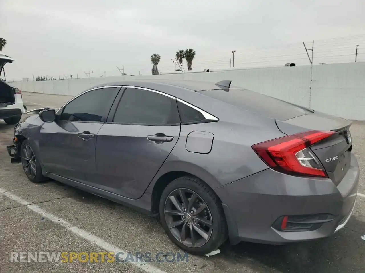 2 fotografías del automóvil dañado 19XFC1F3XLE205426 HONDA CIVIC 2020