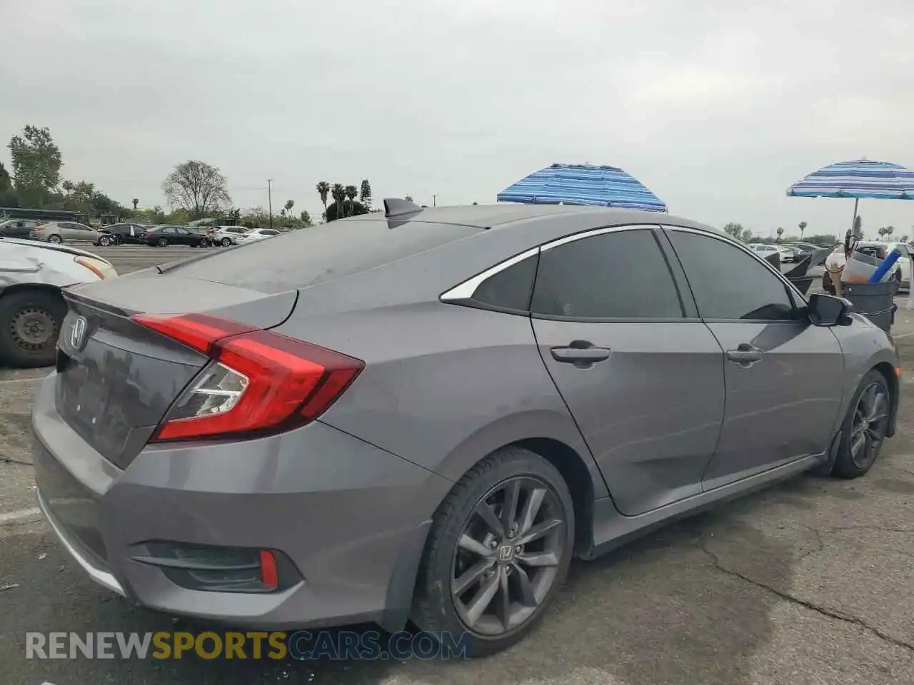 3 fotografías del automóvil dañado 19XFC1F3XLE205426 HONDA CIVIC 2020