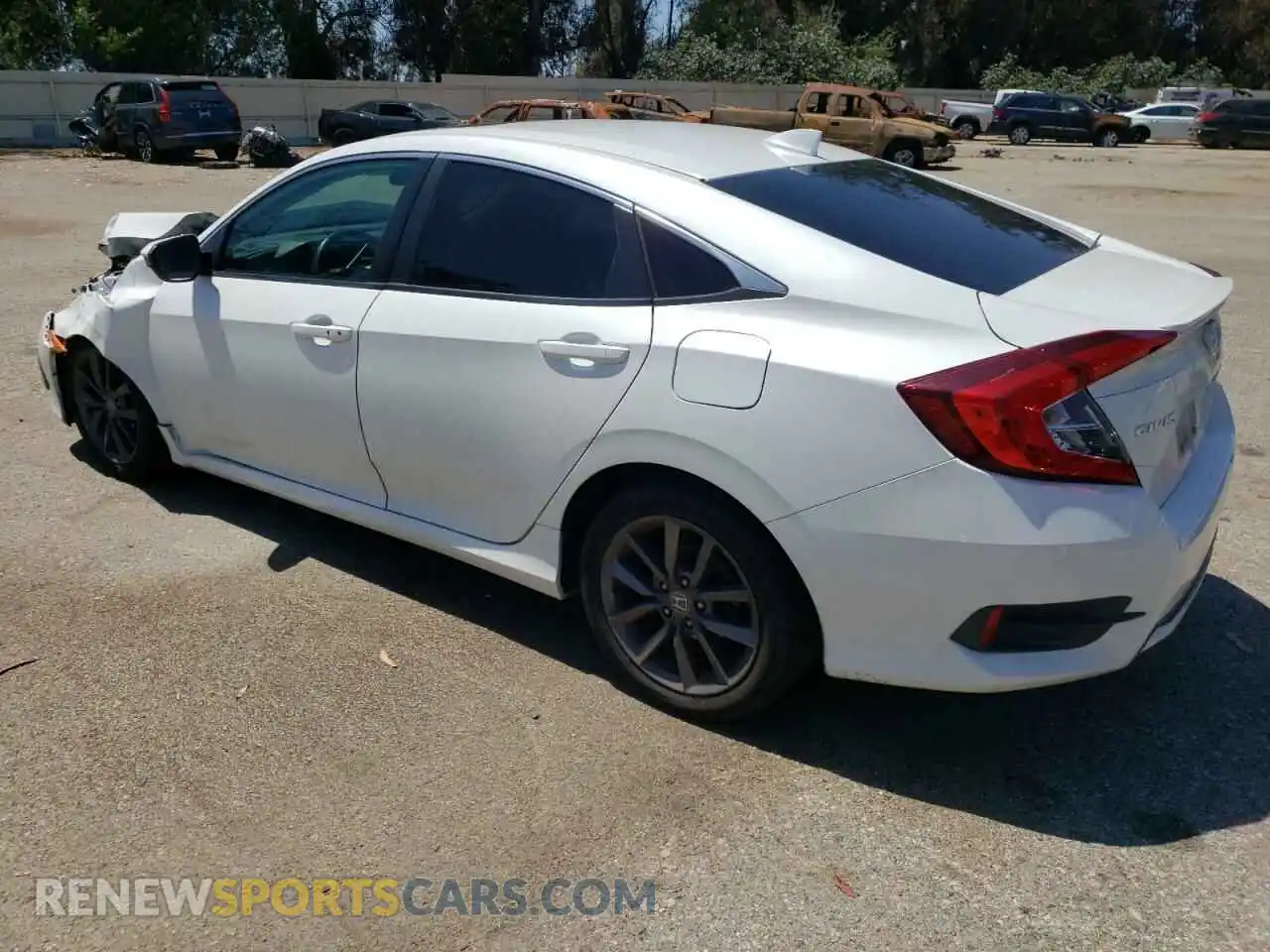 2 Photograph of a damaged car 19XFC1F3XLE209301 HONDA CIVIC 2020