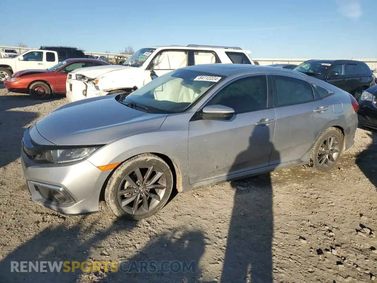 1 Photograph of a damaged car 19XFC1F3XLE219777 HONDA CIVIC 2020