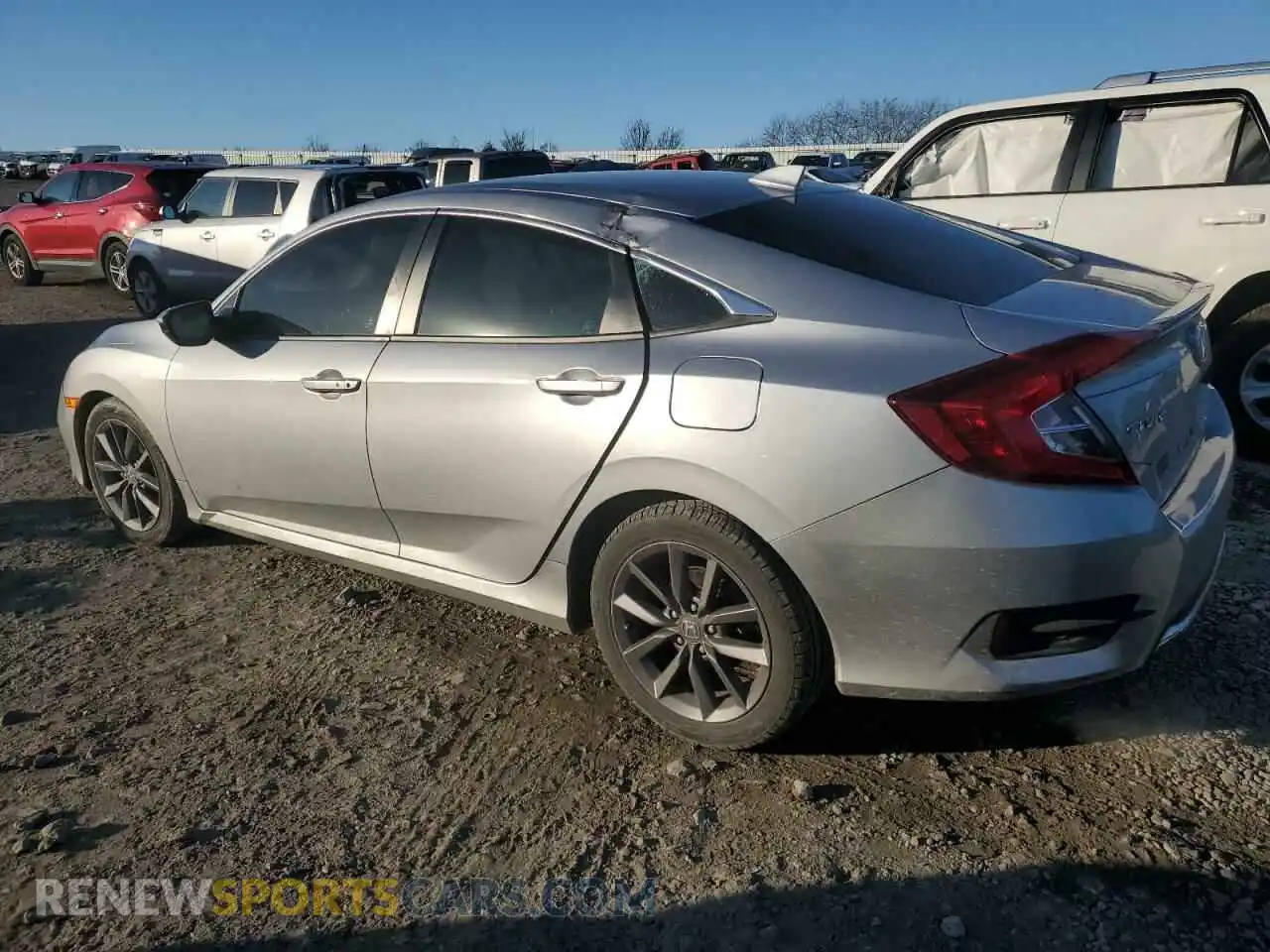 2 Photograph of a damaged car 19XFC1F3XLE219777 HONDA CIVIC 2020