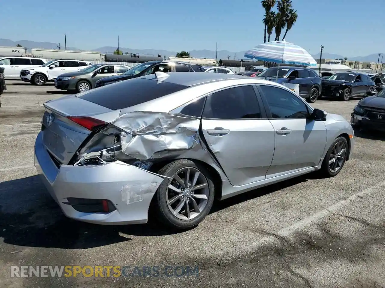 3 Photograph of a damaged car 19XFC1F70LE209746 HONDA CIVIC 2020