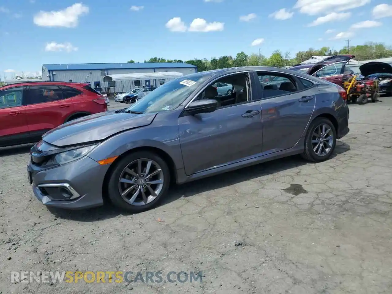 1 Photograph of a damaged car 19XFC1F74LE208728 HONDA CIVIC 2020