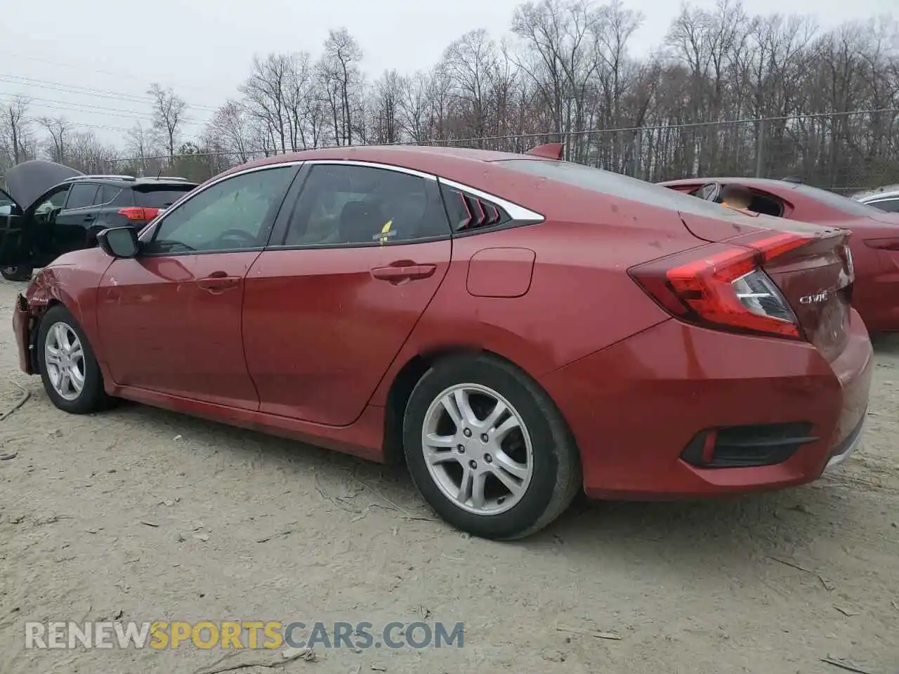 2 Photograph of a damaged car 19XFC1F76LE213154 HONDA CIVIC 2020